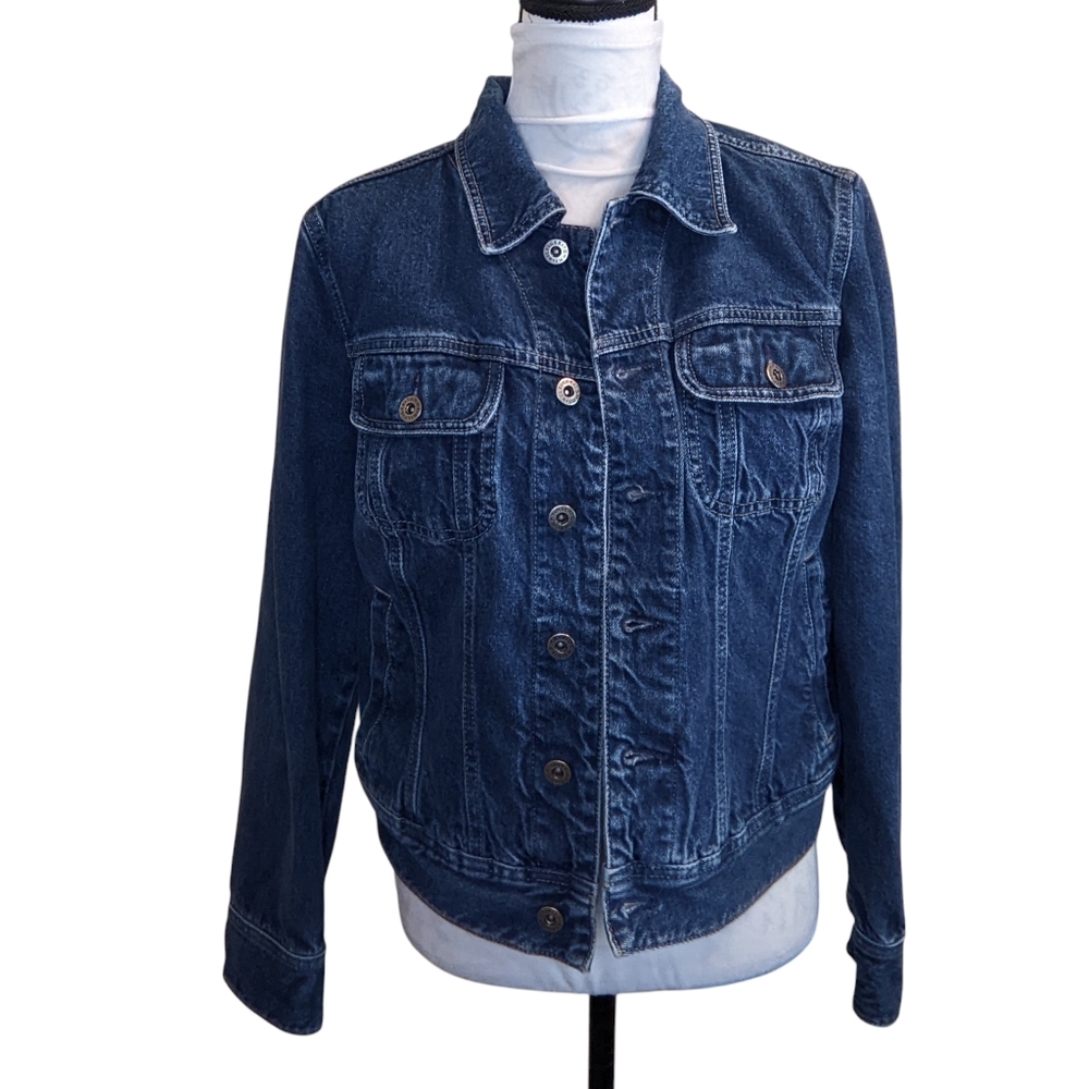 Y2K TOMMY HILFIGER  Denim Jacket Western Rodeo Retro Cowboy Large